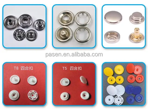 Easy Operation Automatic Snap Button Attaching Machine Snap Button Press Machine Baby Diaper Button Attaching Machine