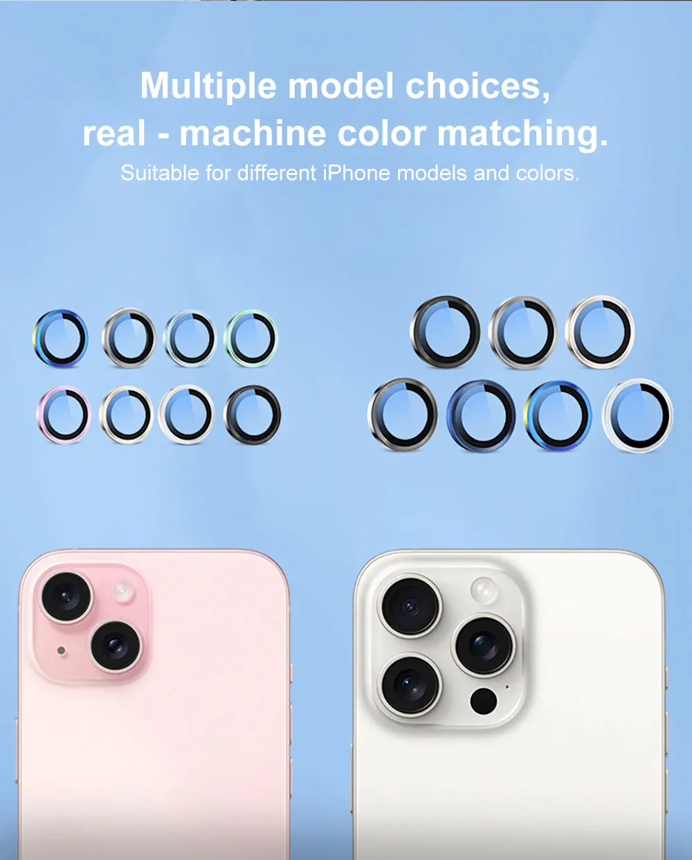 product camera lens protector for iphone 17 pro max ultra tough hd individual lens protector scratch resistant ultra thin tempered glass-3