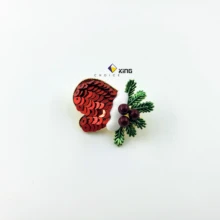 Christmas glove brooch  fashion accessory unique design christmas gift