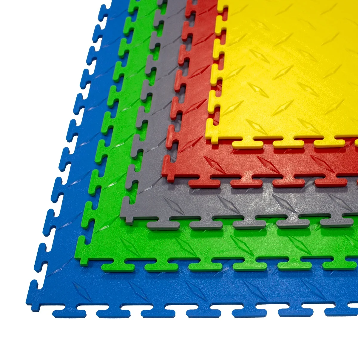 Factory Cheap PVC Puzzle Floor Tile Plastic Vinyl Flooring Mats for Heavy Duty Garage/Workshop/Warehouse/Gym/Showroom