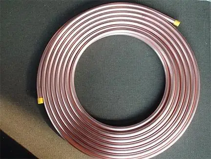 Copper coil tube Flat copper coil tube Air conditioning refrigeration copper coil tube