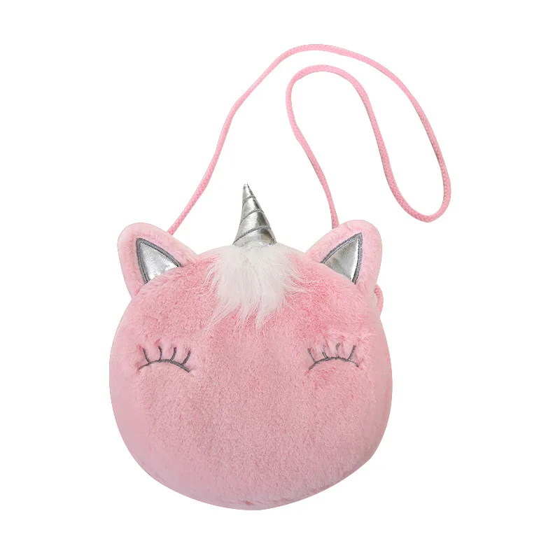 New Arrival Cute Cartoon Kids Unicorn Bags Mini Shoulder Bag Soft Unicorn  Shoulder Bags for Girls