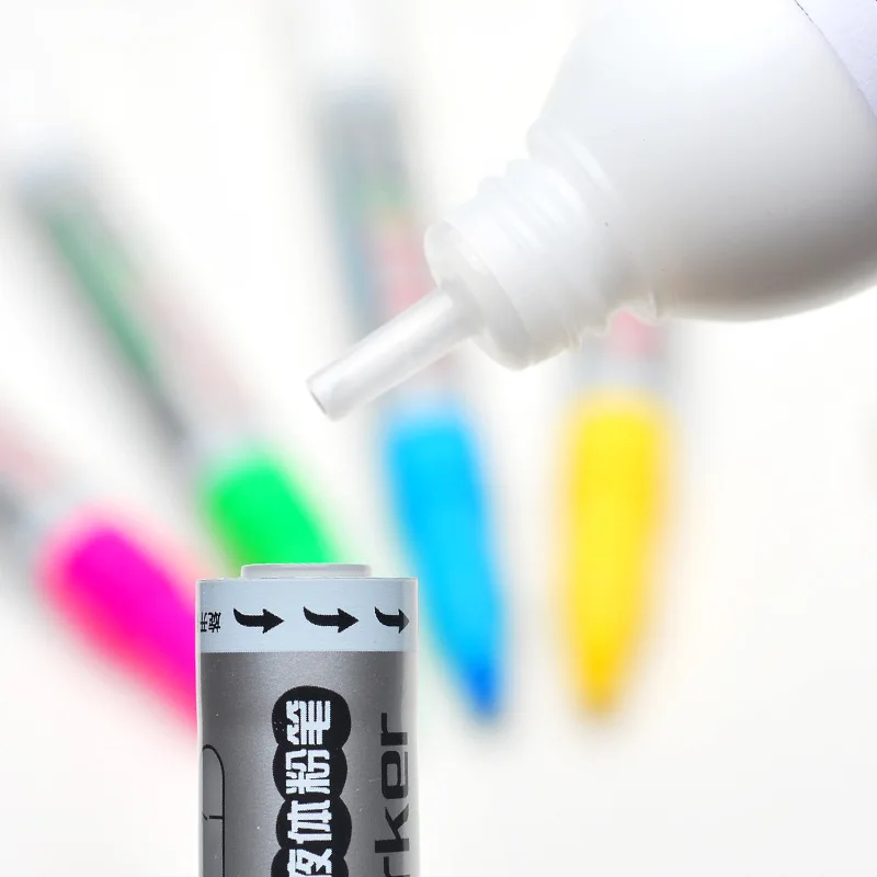 Новинка рекламная офисная и школьная канцелярская ручка 1 5-2 0 мм безпыльный жидкий меловой