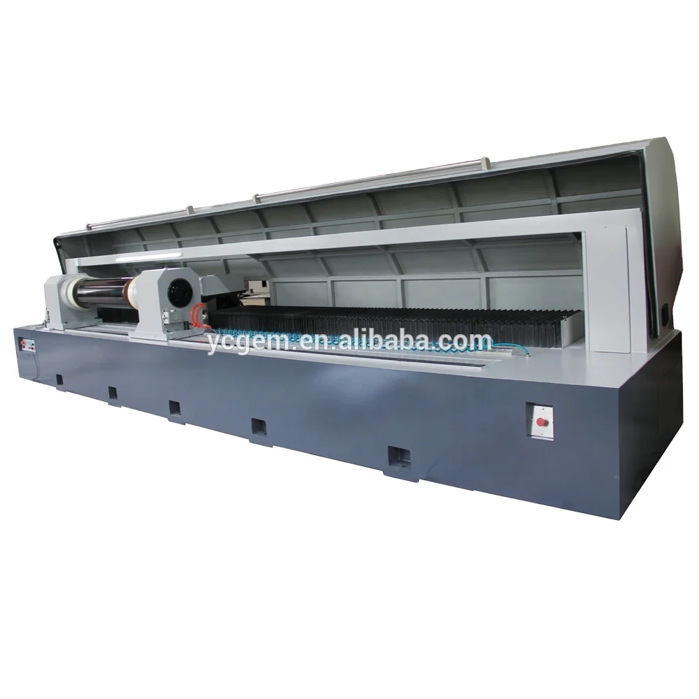 High Precision Laser Rotogravure Printing  Embossed Cylinder Engraving Machine