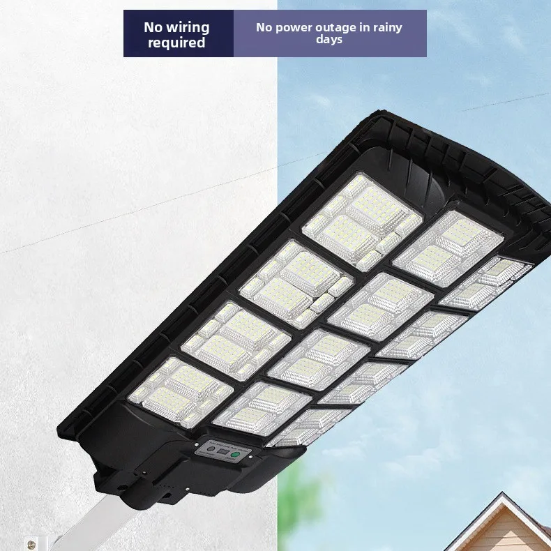 500w1000w1500w Luz Externa à Prova d'Água para Quintal Residencial Obras Rodoviárias Super Luminosa Luz de Parede Solar para Rua