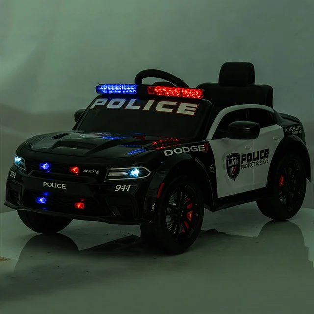 Licensed Dodge Police Car - Electric Ride on for Kids