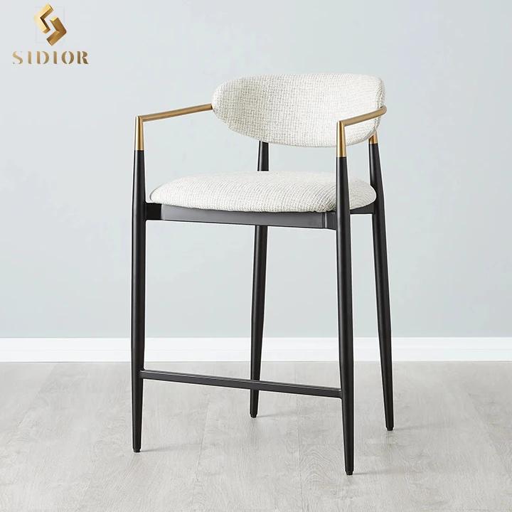 Modern Luxury Furniture Leather Bar Stools Bar Stool High Chair Counter 