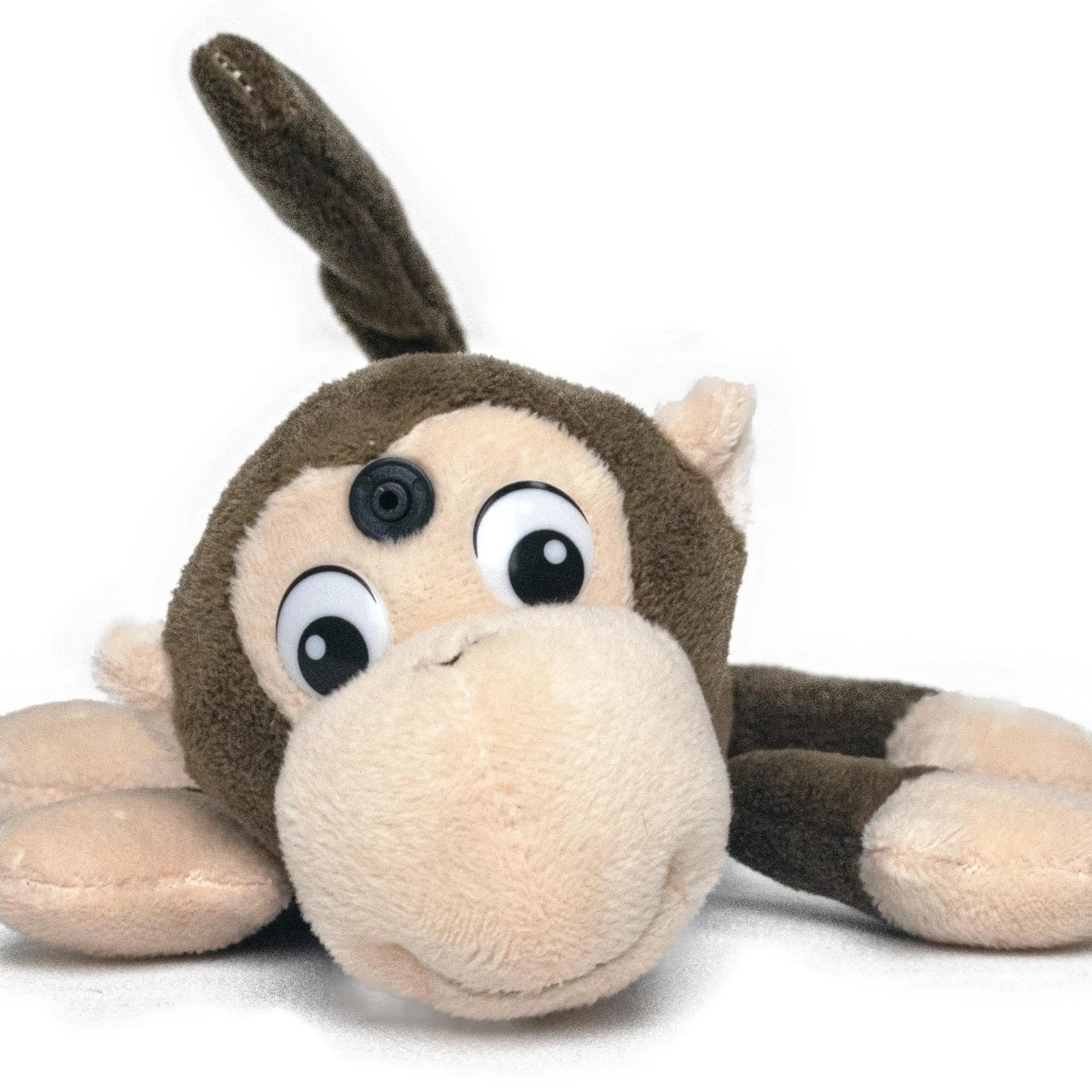 Promotional Electric Plush Monkey Toy Prototyping Model that Rolls and Laughs for Animal Lovers