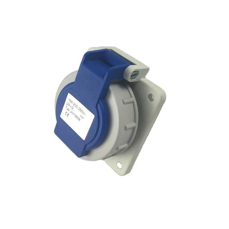 European 2P IP67 Waterproof Socket 16a Industrial Schuko Socket Waterproof Industrial Socket