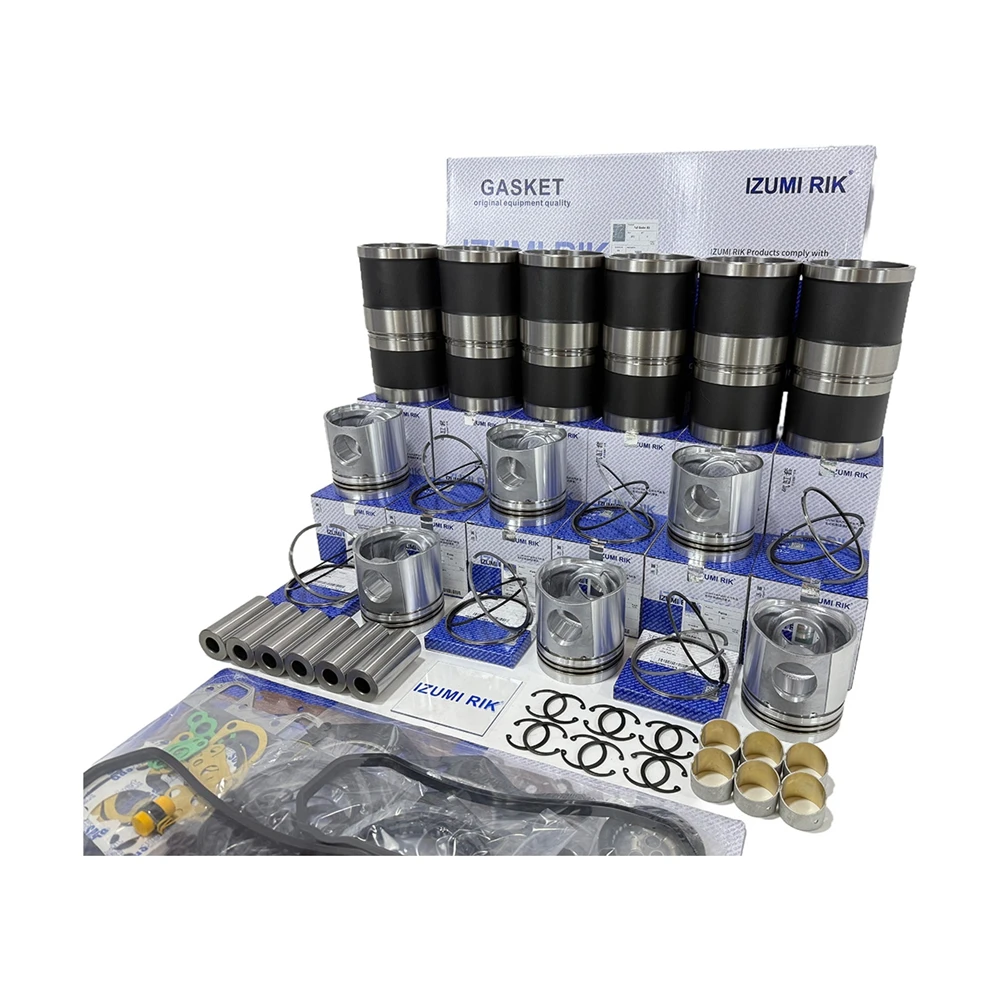 IZUMI RIK for Mitsubishi S6R-MPTK3 Overhaul Rebuild Kit with Overhaul Kit Heavy Equipment Engine Parts