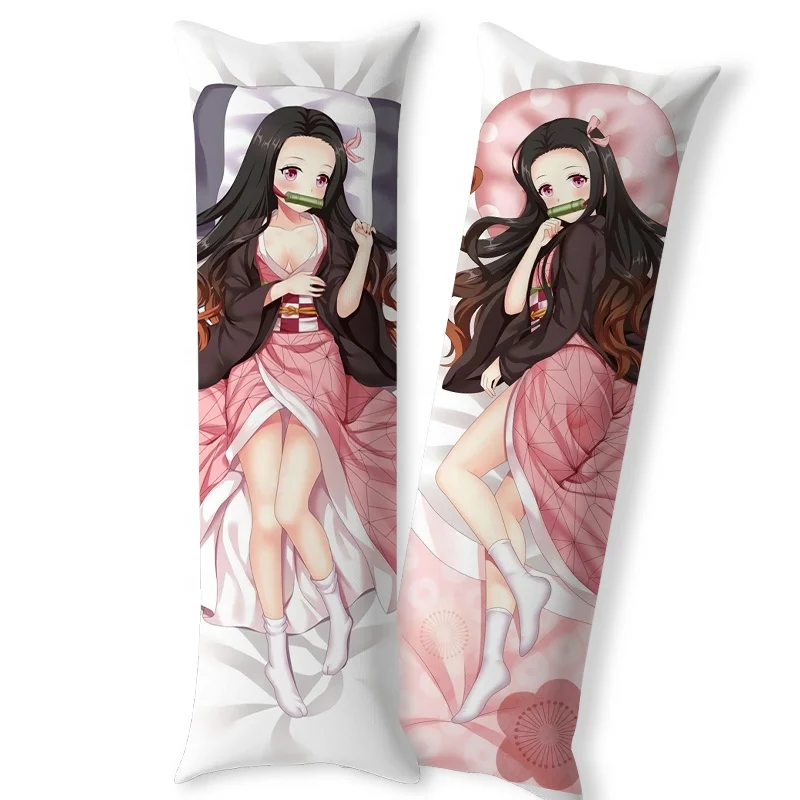 Demon Slayer anime girl body pillows Sublimation printed anime dakimakura custom throw body pillow