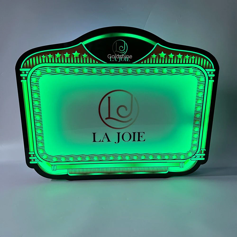 Custom Logo APP Programmable Scrolling LED Message Board Sign Vip Display Screen Bottle Service Sign Presenter for Nightclub Bar
