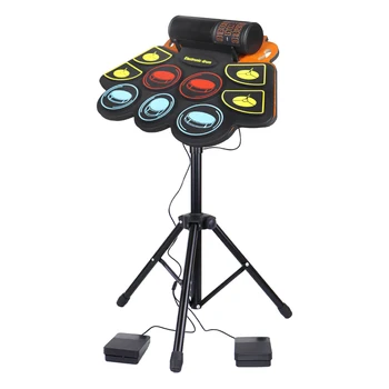 Hand Roll-up Drum Kit - Multicolor Electronic Drum Set