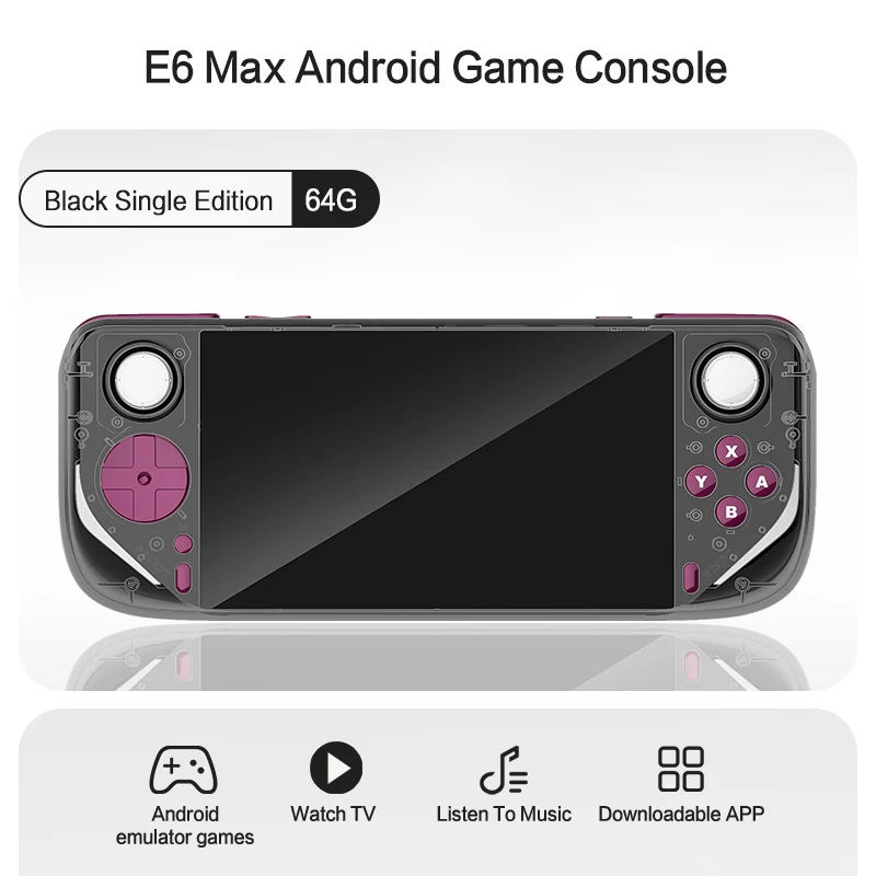 E6 MAX Console De Jeux Gaming Console Handheld Game Player