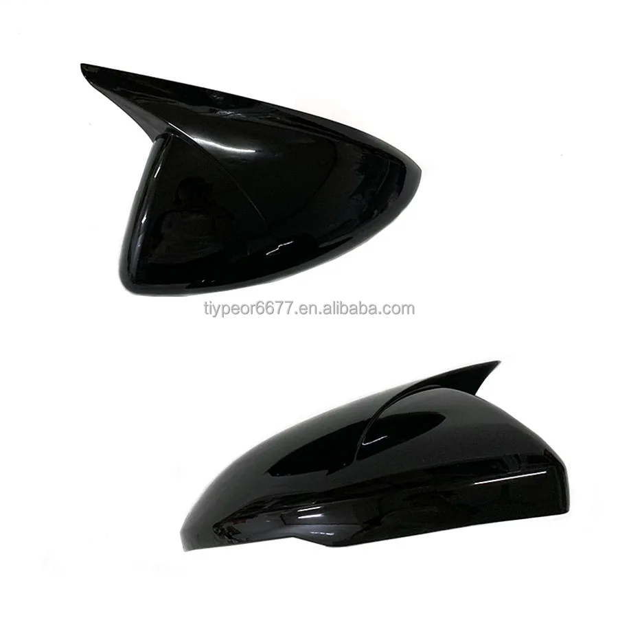 product for chevrolet cruze 2017 glossy black wing mirror cover for side rear view accessories black-8