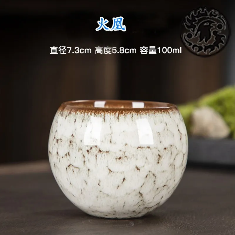 Wholesale Japanese Style Pottery Coffee Cups Arabic Ceramics Kung Fu Tea Water Espresso Coffee Mug Glazed Ceramic Tea Cup Sets