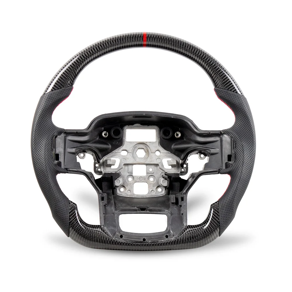 Customized Carbon Fiber Steering Wheel Fit For Ford Raptor F150 Sport