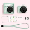 Mint Green Camera+No Card+Stickers+Lanyard+Charg