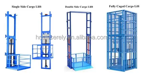 Guide Rail Type Simple Lifting Cargo Elevator Second Floor Factory ...