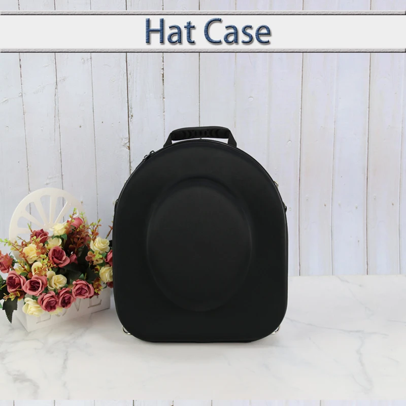 Wholesale Custom Logo Portable Plastic Hat Case Waterproof Carrying Cowboy Hat Travel EVA Hat Case details