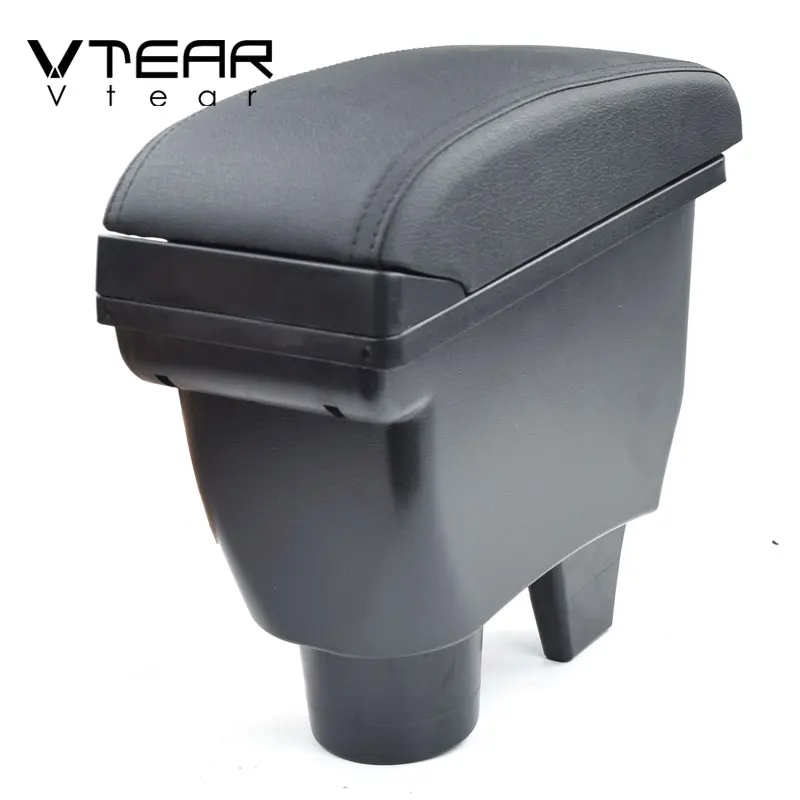 Vtear Armrest Box Interior Center Console Storage Accessories Car-Styling Decoration Parts for Toyota Yaris Vitz VIOS Vizi 2019