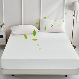 High Quality Hypoallergenic Cool Feeling Kitted Mattress Cover Protector