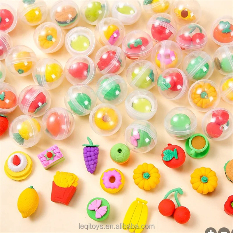 32mm Diameter Transparent Plastic Ball Capsules Toy With Inside Mini