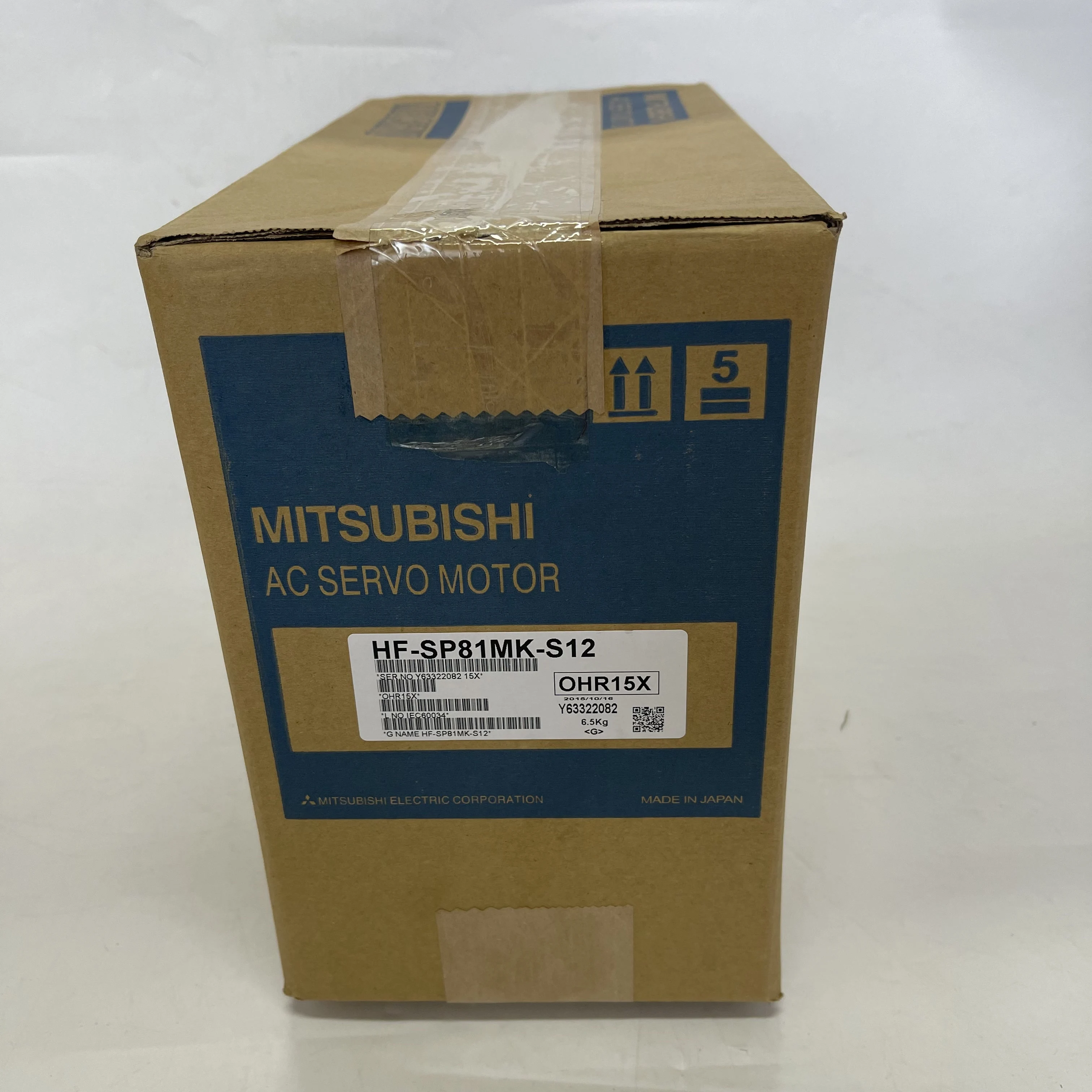 Mitsubishi AC Servo Motor HF-SP81MK-S12 Mitsubishi AC Servo Motor HF-SP81MK-S12