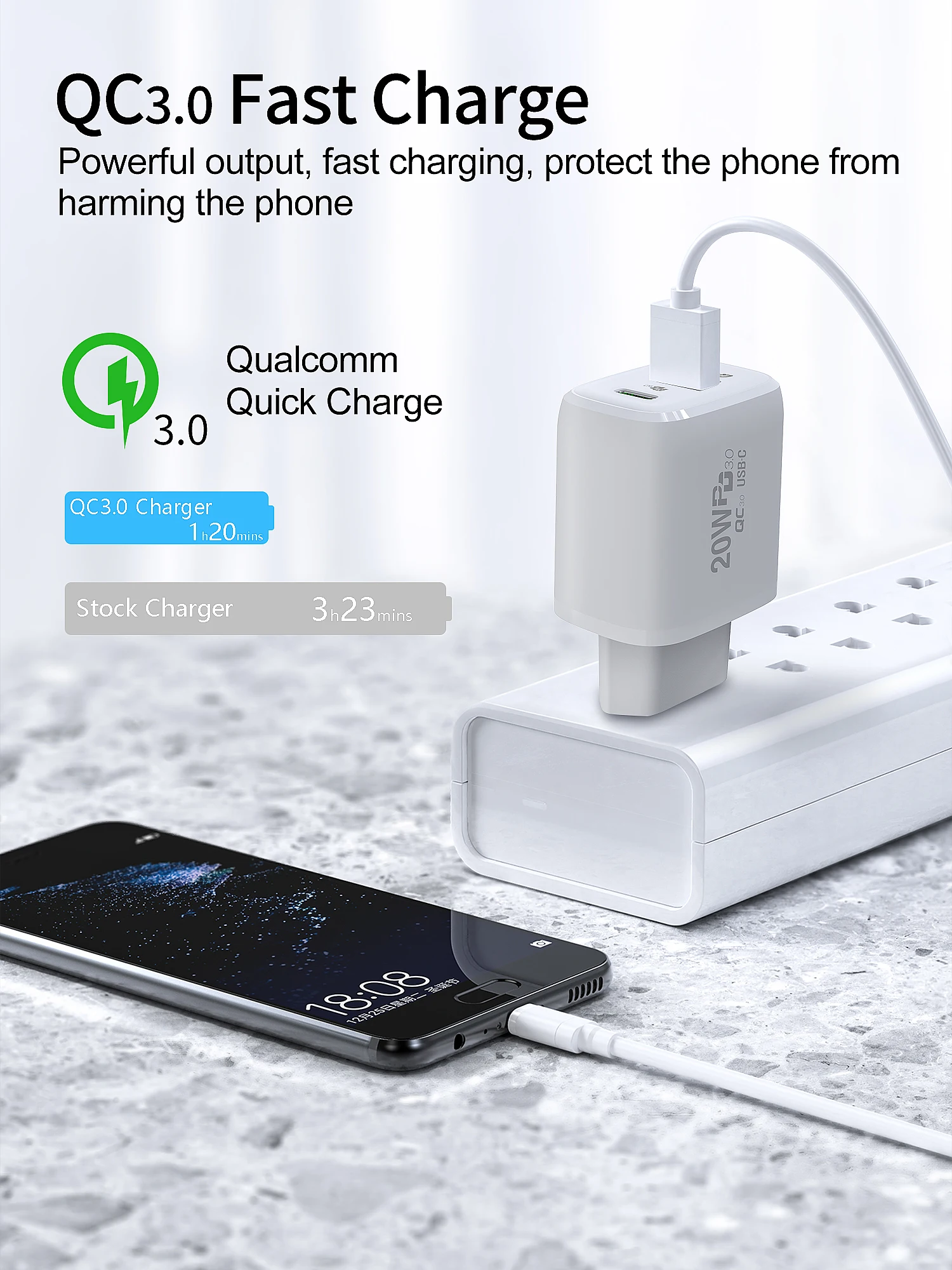 Chargeurs Original Type C Cell Phone Usb C Android Wall Fast High Quality Pd 20w Adapter Charger