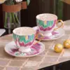 tasses Ika-2 colorées et 2 soucoupes-230
