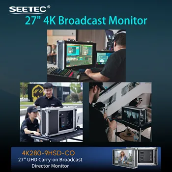 SEETEC 4K280-9HSD-CO 27" 4K Broadcast Director Monitor with OEM Customization for Live Production & CCTV Systems detail image