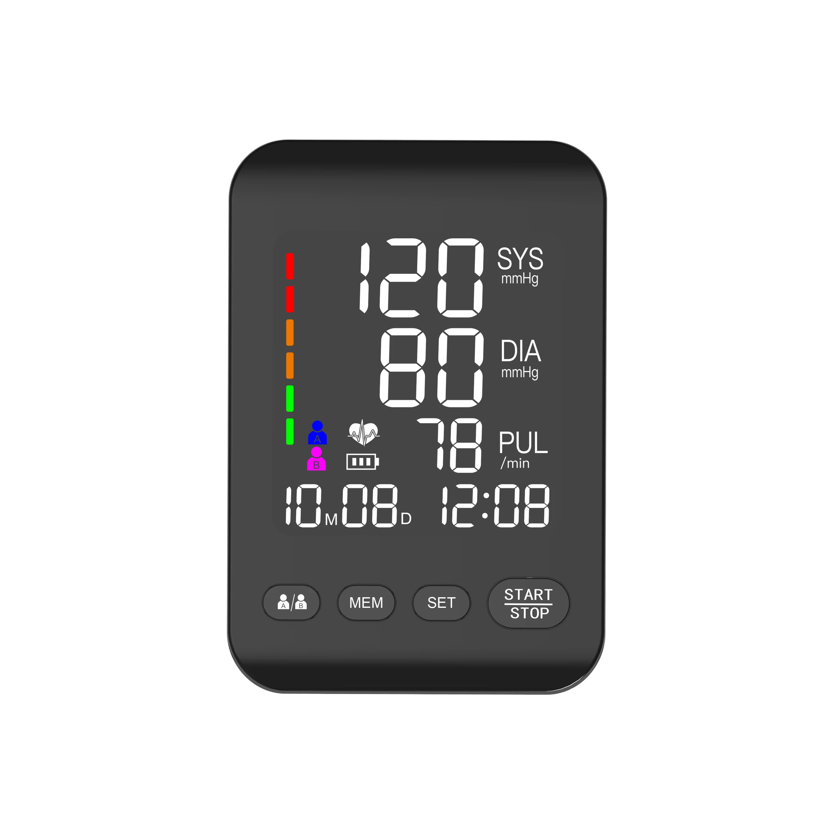 Digital Blood Pressure Monitor Tensiometer Electric BP Machine BP Monitor Smart Sphygmomanometer Arm Blood Pressure Machine