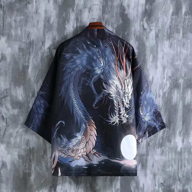 Anime Dragon Kimono Cardigan