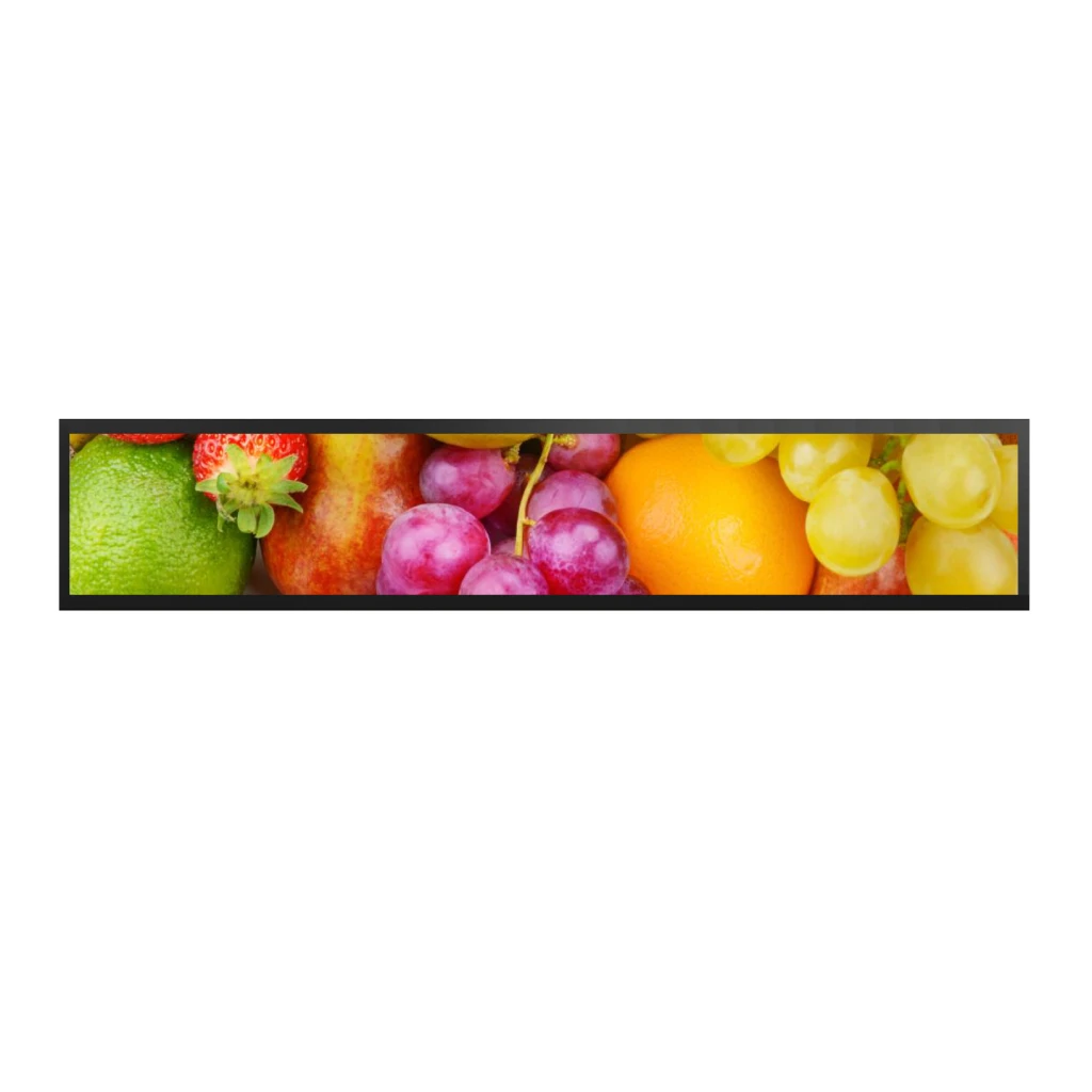 BOE 28 inches 1366*256 49PPI 600 nits LCD Stretched Bar Display DV280FBM-NB0 factory