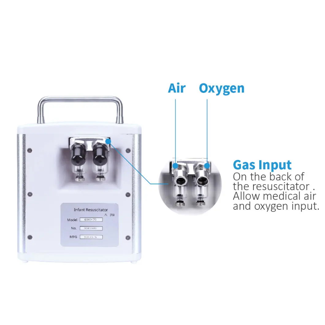 HR-3000B Medical Portable Infant Neopuff Resuscitator for Delivery Room Baby Ward NICU