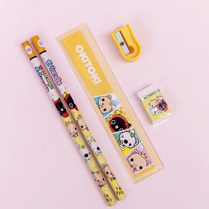 Забавная детская серия Детские канцелярские принадлежности ластик набор для карандашей школьные награды оптовая продажа