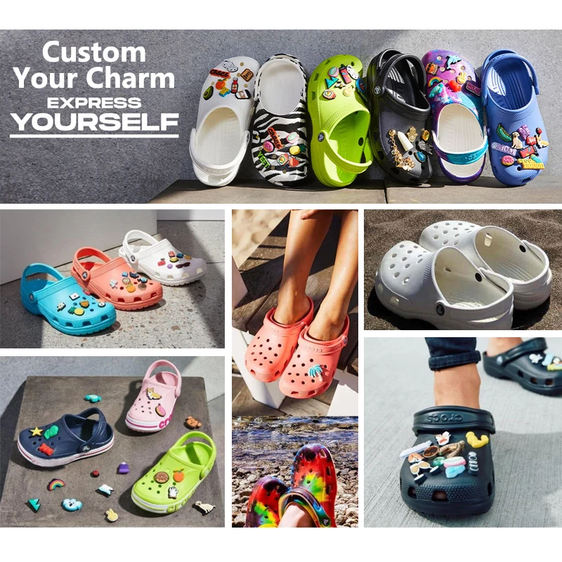 Bhc Oem/odm Custom Designer Hello Kittyellow Croc Charms Holder