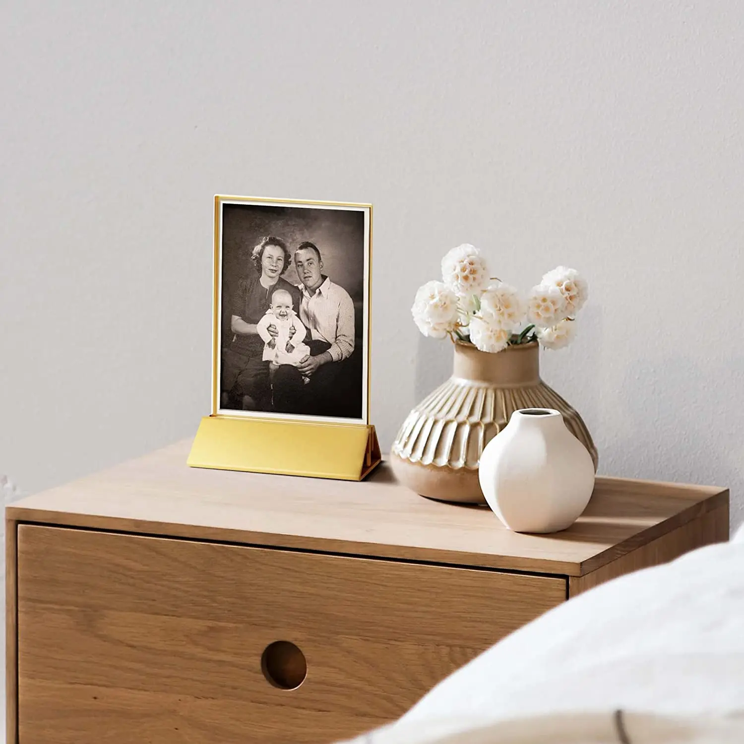 Espositori Da Tavolo 5x7 Cm Con Cornice Dorata - Per Matrimoni, Menu E Numeri | Confezione Da 6 - Foto 7