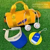 Vibrant summer collection 4-piece set-crossbody bag-sun hat-spea