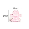 Omino di pan di zenzero rosa