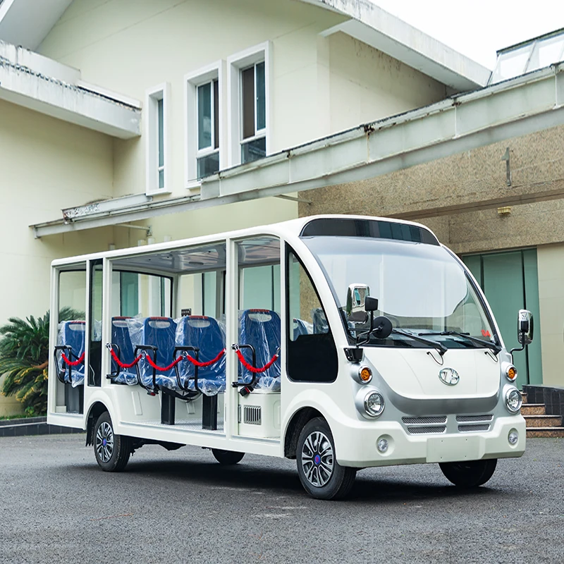 Chinese Manufacturer High Performance 14 Seats Electric Cars Adults Mini Electric Vehicle With 7.5KW AC Motor
