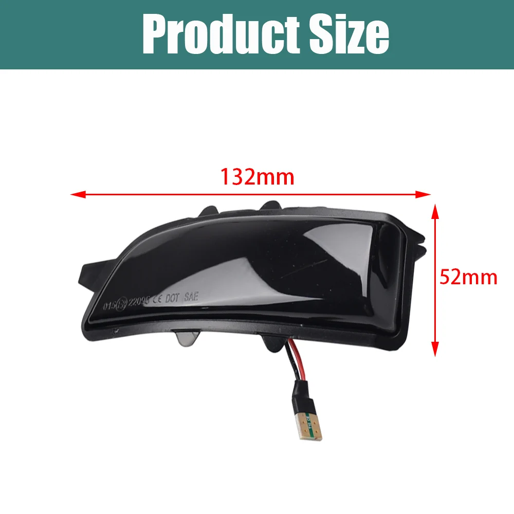 LED Dynamic Car Indicator  for Volvo C30 S40 S60 S80 C70 V50 V70 Turn Signal Mirror Light Rearview Mirror Lamp 31111090 31111102