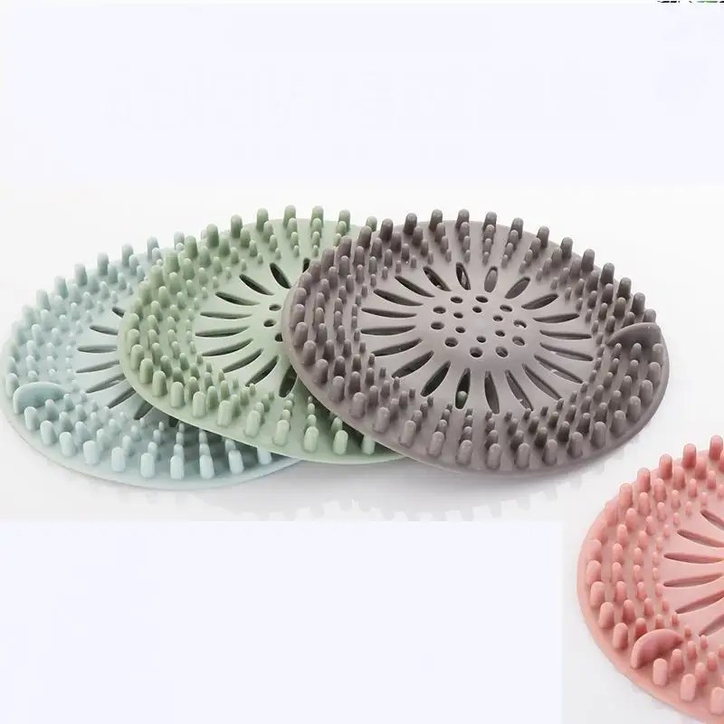 Desag/üe de Ducha Colector de Pelo Filtro de Fregadero Cubierta de desag/üe de Silicona Antideslizante Trampa para el Cabello Trampa de Ducha Tapa de desag/üe de ba/ñera 5//3//1 Piezas