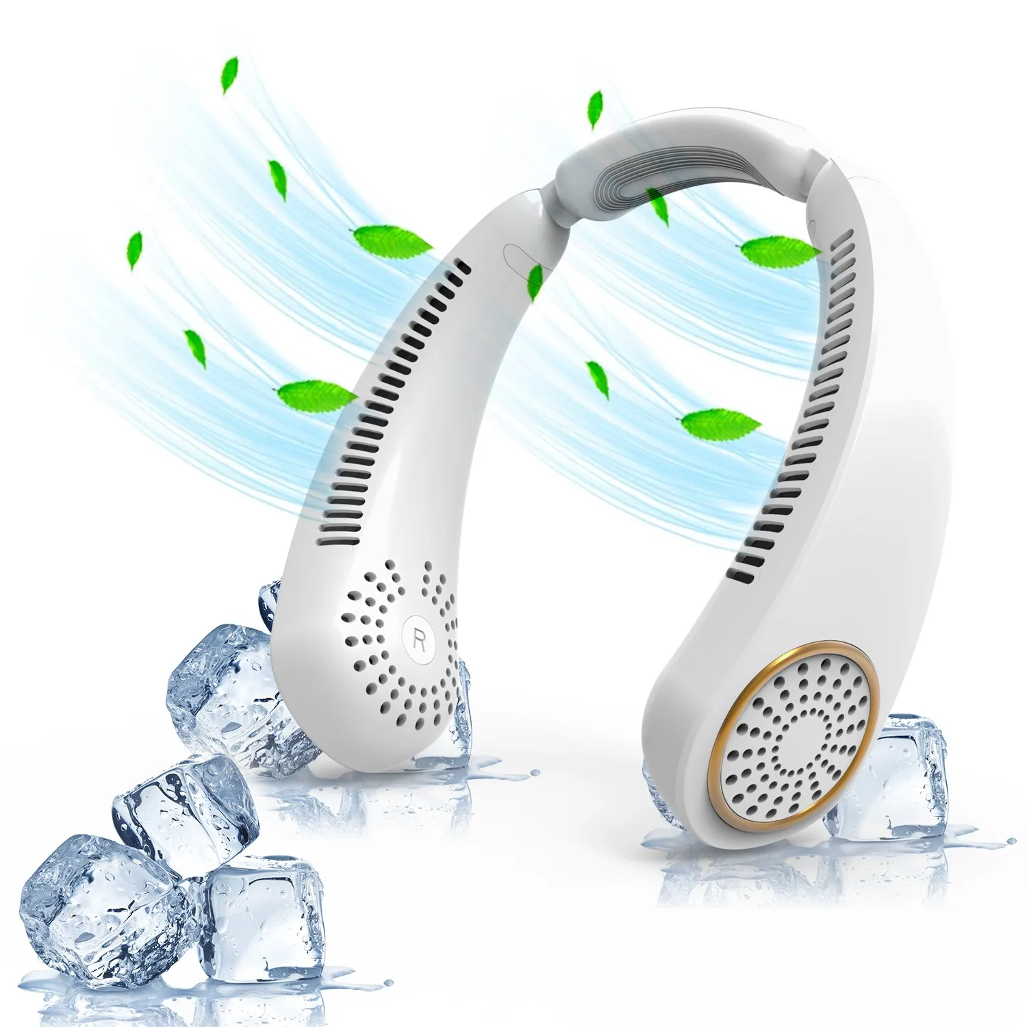 Cooling Bladeless Neck Fan, USB, Portable - detail 2