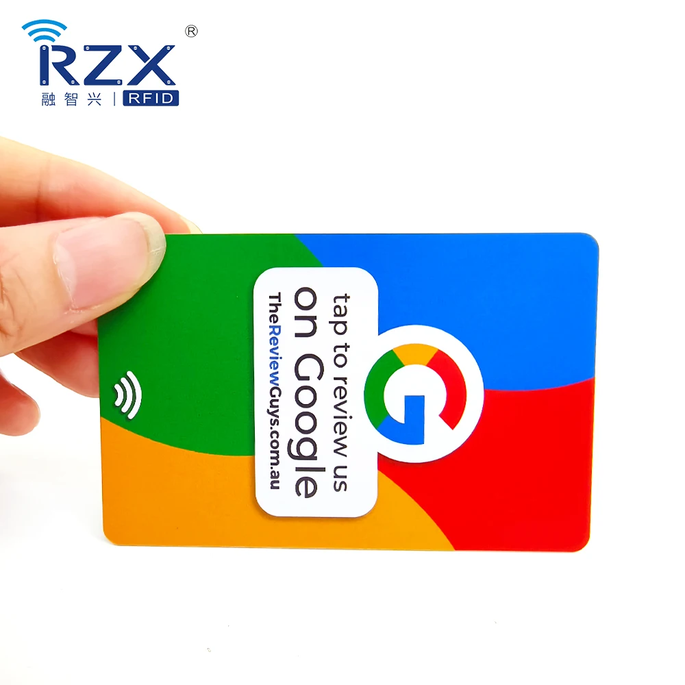 Custom Printing Plastic PVC Contactless NFC Card NTAG 215  RFID Card Digital Business Card