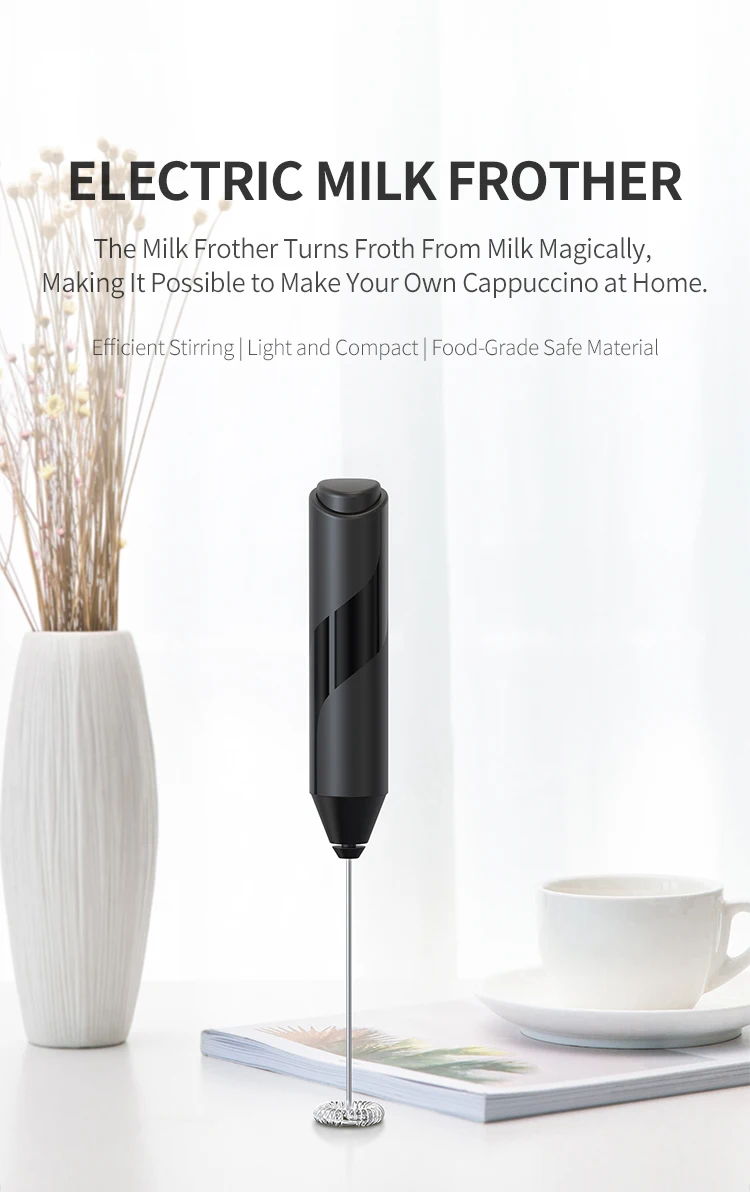 Bean Envy Handheld Milk Frother for Coffee - NIB