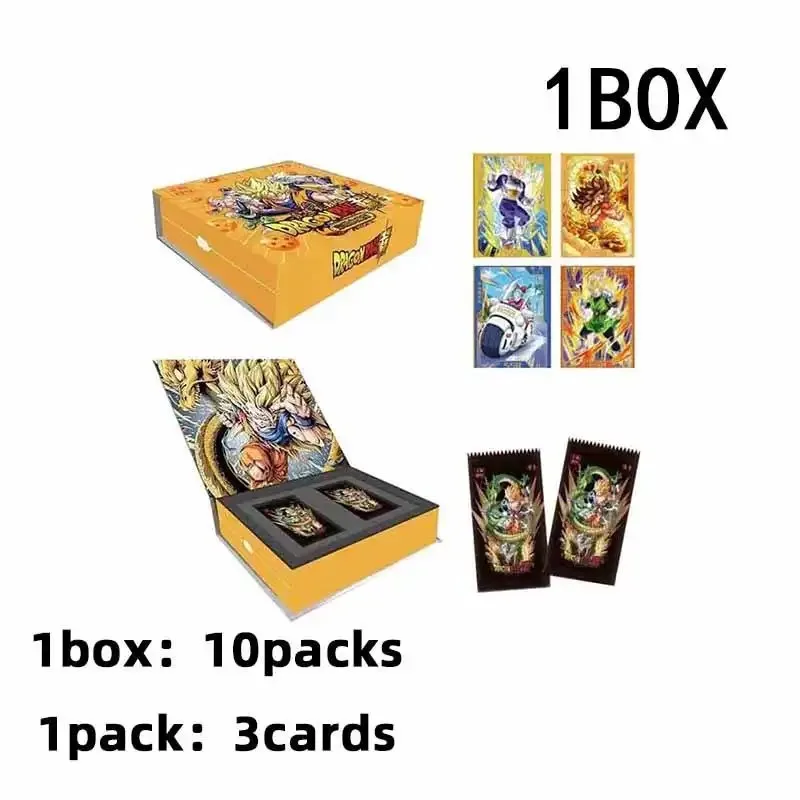 Japan Anime Dragon Ball Collectible Cards Saiyan Vegeta Tcg Rare Battle Trading Game Board Cards