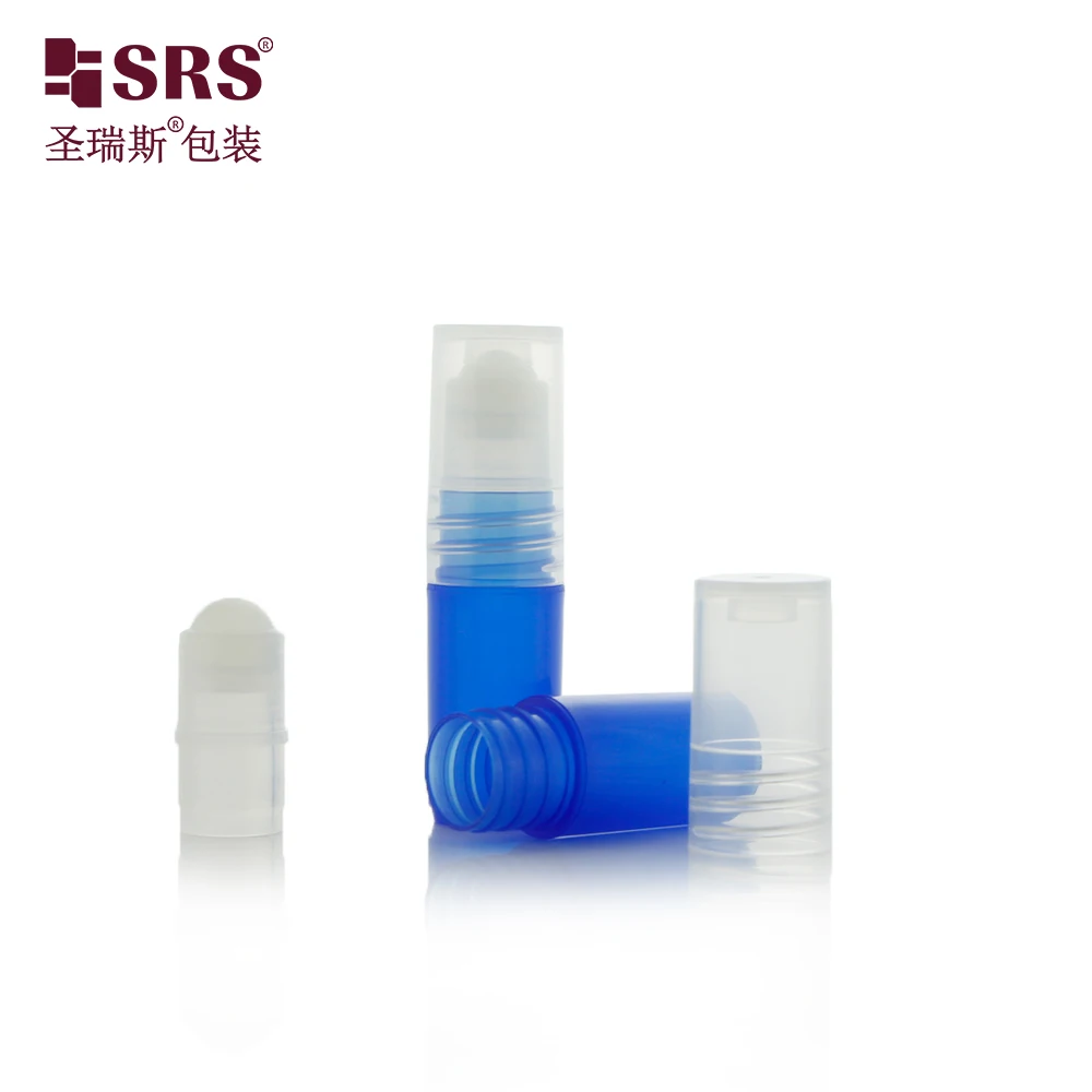 SRS Factory Customization Plastic Unique Design Plastic Roller Ball Container 3ml Bottle Roll On