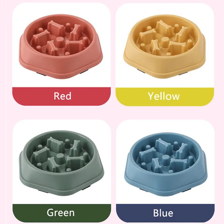 Plastic Pet Slow Eat Bowl Puppy Feeder Eat Bowl Food Bowl Dog Food Container Buy Plastic Pet