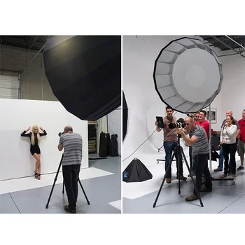 Godox P90H High Temperature Resistant 90cm Deep Parabolic Softbox with Bowens Mount for Photography Studio Video Flash Light detail image